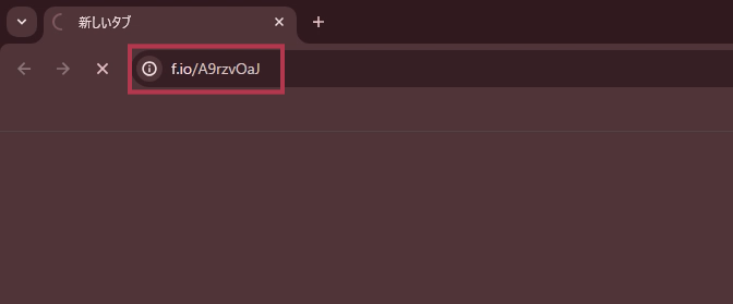 Frame.io共有アドレスにアクセス【Windows】
